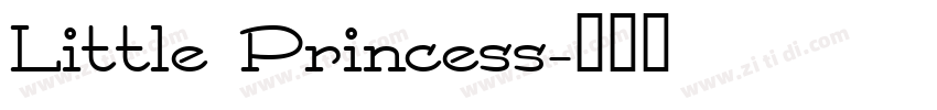 Little Princess字体转换